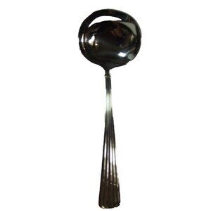 Reed & Barton Solid Soup Spoon round bowl TRINITY HALL 18/10 stainless 7"